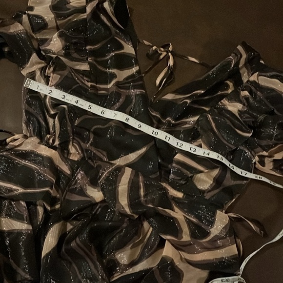 TED BAKER London Jasmyna Woven V-Neck 3/4 Blouson - Size 2 - Picture 14 of 16